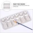 thumbnail image 2 of Miangastore 2Pcs Paint Mixing Palette for Children Silver 9.04x4.32x0.39in, 2 of 8