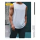 thumbnail image 4 of Chalecos De Fitness Sin Mangas Negros Y Blancos, 4 of 7