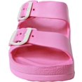 thumbnail image 3 of Sandales Légères Confortables pour Femmes Eva Réglable Double Boucle Sandales Plates Chaussures pour Femmes Filles, 3 of 6