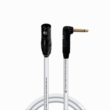 Coluber Custom 3-Pin XLR Female To 3.5mm TS Mono Cable – Unbalanced, Any Length/Color, Gold-Plated