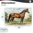 thumbnail image 4 of Stupell Industries Rustic Lodge Majestic Horse in Pastoral Landscape Canvas Art, 24 x 16, by Creative Studio, 4 of 8