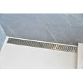 thumbnail image 3 of 48 Inch Linear Shower Drain with 2 Inch ABS Shower Drain Base and Hair Trap Set (6 Designs), SereneDrains, 3 of 15