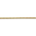 thumbnail image 3 of 14k Yellow Gold 24 Inch 2.45mm Round Box Chain Necklace Pendant Charm, 3 of 9