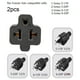 thumbnail image 5 of Adaptador eléctrico doméstico Nema 5-20R a Nema 5-15P, enchufe de conversión Bosisa, 5 of 5