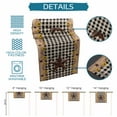 thumbnail image 5 of Table Runner Dresser Scarf 16 x 72 Inch Country Star Sunflower Texas Star Vintage Black Plaid Table Runners Non-Slip Heat Kitchen Dining Table Decor for Indoor Outdoor Home Party Decoration, 5 of 7