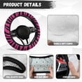 thumbnail image 4 of Uorisanigo Zebra Print 15 Inch Steering Wheel Cover Modern Car Wheel Covers for Vehicle Elastic Car Steering Wheel Protector for Winter Easy to Install Car Accessories Gift for Birthday, 4 of 8