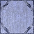 thumbnail image 1 of Ahgly Company Indoor Square Oriental Blue Industrial Area Rugs, 3' Square, 1 of 4