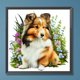 thumbnail image 1 of Cuadros Decorativos Kit de pintura de perro de taladro redondo completo DIY 5D artesanía de decoración del hogar (A7310) Wdftyju embutido en tela, 1 of 7