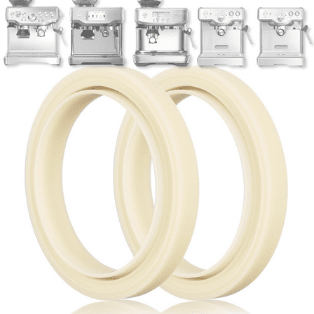 54mm Silicone Steam Ring,2Pcs Replacement Gasket for Breville Espresso Machine Parts 878/870/860/840/810/500/450/Sage 500/870/875/880/810/878, No BPA Grouphead Gasket