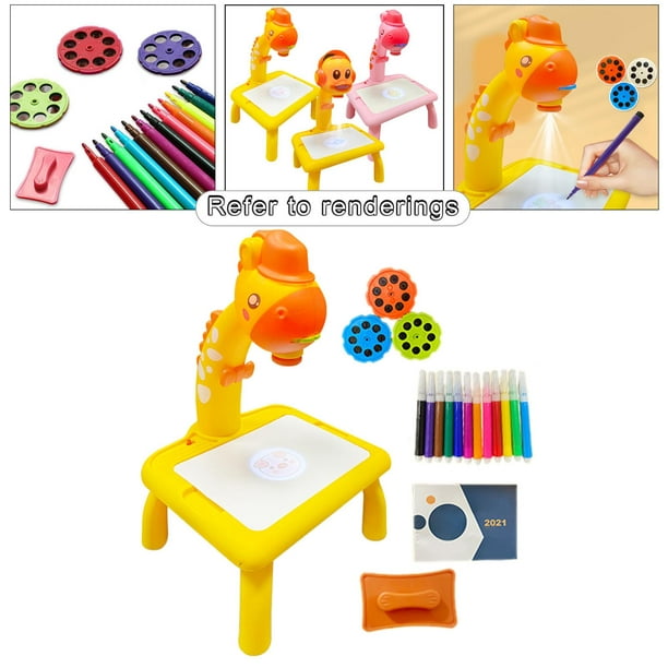 Happyment Table enfant Deluxe - Table à dessin - Table à jouer - Mobilier  enfant 