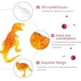 thumbnail image 2 of BTYYIHEX 3D Crystal Dinosaur Puzzle,Crystal Puzzle Brainteasers for Puzzlers Ages 16 and Up,50PCS(Yellow), 2 of 5