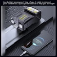 thumbnail image 6 of Ultra Bright Mini LED Flashlight & COB Work Light, Rechargeable, Rotatable Head, Magnetic Base & Metal Clip, 7 Modes, IP65 Waterproof, for Camping, Repair & Emergency, 6 of 12