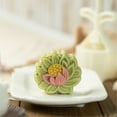 thumbnail image 7 of Miyuadkai Today's New Claerance! Lotus Pastry Mold, Mooncake Plastic Hand Pressed Plastic Mooncake 125G 3D Stamp Cookie Cutter Mould Diy Baking, 1 Mold, 7 of 7