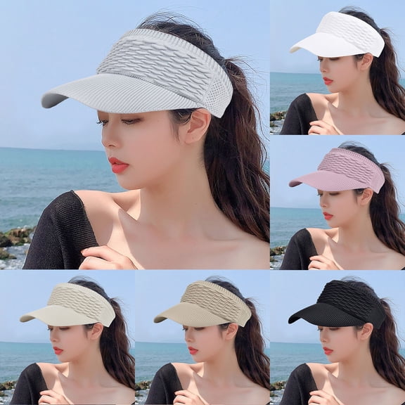 FCLoft Women Knitted Sun Hat Spring Summer Elastic Duck Cap Quick Drying Outdoor Sports Golf Hat