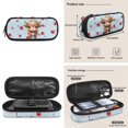 thumbnail image 5 of Bulopur Watermelon Capybara Print Kids Backpack Set 4 Pcs Durable Breathable Kids School Bag with Lunch Box, Pencil Case and Water Bottle Cover for Capybara Lovers Kids, 5 of 7