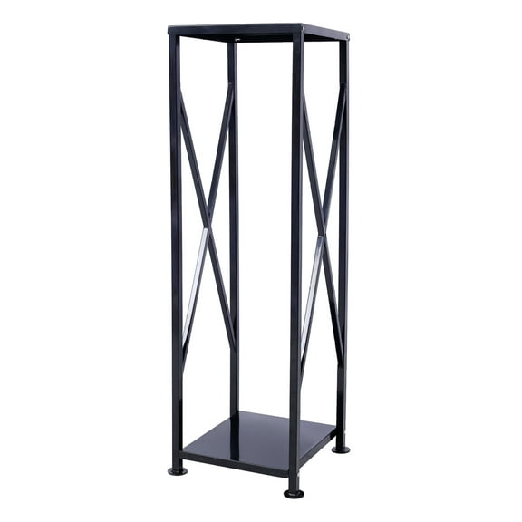 Firewood Rack Indoor Outdoor - Heavy Duty Steel Log Holder for Fireplace, Stove - Black/Grey - 150lbs Capacity Black   Steel