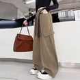 thumbnail image 3 of Liyamei Girls Cargo Pants Casual Joggers Teenage Kids Trousers For School Outdoor Streetwear Teen Youth Size 9-10 Years, 3 of 4