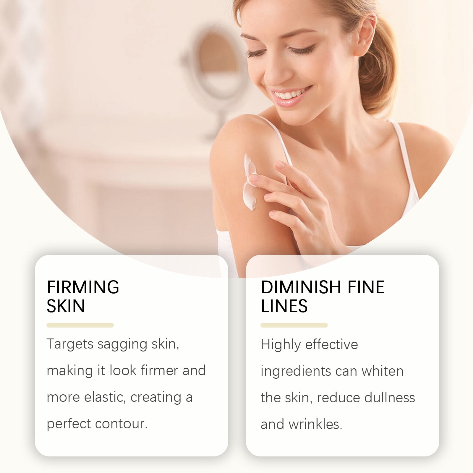 Alvantor Age Deep Ultra Firming Body Lotion with Niacinamide and Hyaluronic Acid - Hydrating Skin Tightening Cream for Dry Saggy Skin, 3.38 fl oz
