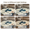 thumbnail image 7 of ODIKA 5'x7' Ultra-Soft Area Rug, Cartoon Vintage Pirate Octopus Abstract Nautical Map Motifs Compass None Washable, Bare feet friendly, Silk-Touch for Bedroom Home office, 7 of 7