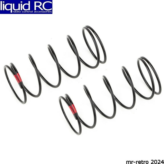 Associated 91944 13mm Front Shock Springs red 4.0lb/in L44 6.25T 1.2D