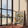 thumbnail image 6 of Farmhouse Still Life Picture Living Room - Rustic Vintage Decor for Bedroom - Tangerine Orange Fruit Moody Muted Oil Painting Art Deco Wall Art for Kitchen - 8x10inch Unframed, 6 of 18