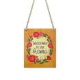 thumbnail image 1 of Panneau de Bienvenue Suspendu pour Maison, Panneau de Bienvenue pour Porche, Décoration Moderne, Panneau de Bienvenue Rustique pour Porte d'Entrée, Panneau de Bienvenue Extérieur, 1 of 8