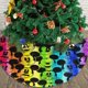 thumbnail image 3 of Falda para árbol de Navidad de Mickey Mouse, suave y divertida, decoración navideña de granja con cuello para árbol de Navidad de 36", 3 of 4