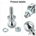 thumbnail image 2 of SPRING Atv Beach Car Kart Connecting Trailer Ball Joint 1-7/8 Inches 47.6Mm Diameter Trailer Hitch Ball Connection Ball Head, 2 of 9