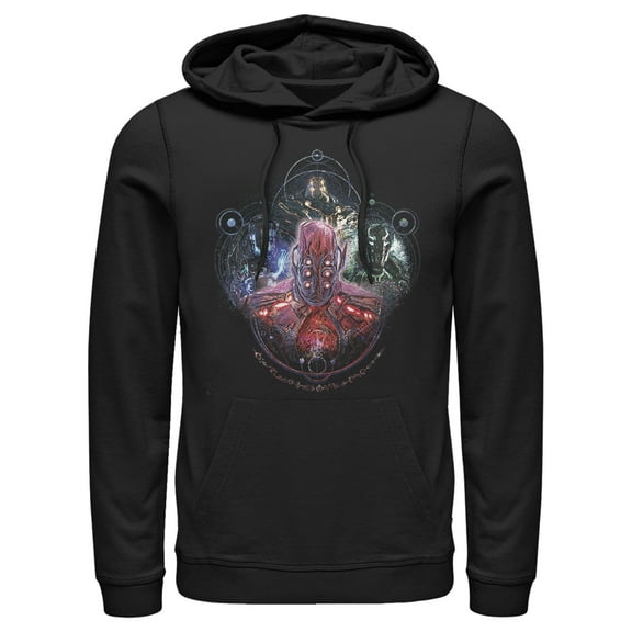 Men's Marvel Eternals Celestials Four Pull Over Hoodie Black Small