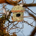thumbnail image 6 of Bird Nest Hanging Birdhouse Hand Woven Bird Hut for Outdoor Garden Decoration Bienvenido, 6 of 8