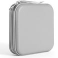 thumbnail image 2 of CD Holder CD Case Wallet DVD Binder DVD Organizer Storage Bag Album Hard Plastic 40 Capacity Portable, 2 of 6