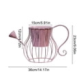 thumbnail image 3 of Watering Can Planter Garden Decor, Vintage Flower Pot Rustic Style Weather Resistant Durable Design, Decorative Planter for Patio Balcony Yard Garden Farmhouse Outdoor Display, 3 of 6
