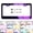 Purple Chrome, variant on License Plate Frame Polished Mirror Chrome Universal Fit Anti Rust Metal Screw On Cap Cover, T304 Stainless Steel, Rust Proof Weather Proof Stainless Steel Screws (Qty: 1 Frame)
