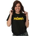 thumbnail image 3 of XOMG POP Cheesy Pepperoni Pizza Logo Women's Graphic T Shirt Tees Brisco Brands M, 3 of 6