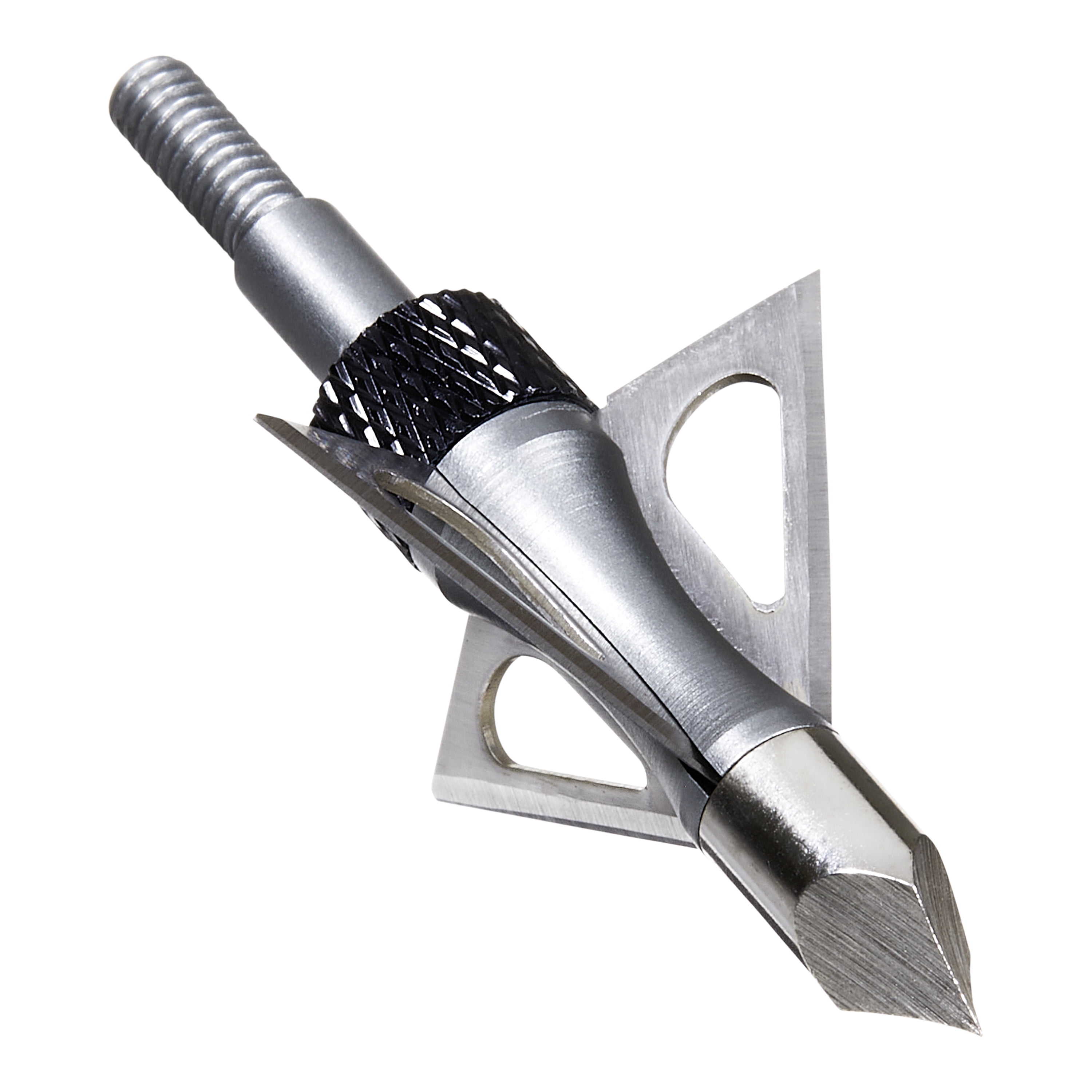 Stryke Impact Fixed Blade Broadhead, 100-Grain, 3-Pack, Aluminum and Steel, 14635, Silver