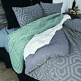 thumbnail image 2 of Donna Sharp Aqua Chunky Knit Woven Throw Blanket, 2 of 7