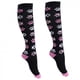 thumbnail image 4 of 1 Par Calcetines de Compresión para Reducir Hinchazon Soporte de Piernas Durable Negro rosa m s, 4 of 6
