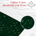 thumbnail image 2 of T-shirts,Womens Short Sleeve Tops,Mens T Shirts,Seamless Dog Paw Print,XL, 2 of 5