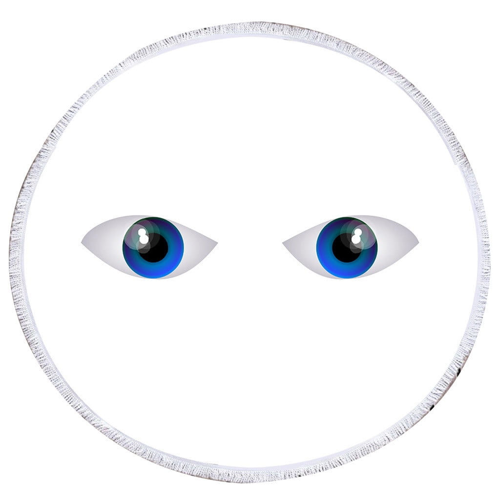 large round yoga mat