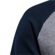 thumbnail image 4 of Cárdigan empalmado para hombre, ropa de calle informal, suéter de algodón de alta calidad, cárdigans de moda de invierno para hombre, 4 of 5