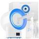 thumbnail image 1 of NanoSteamer Clinical - Vaporizador facial iónico de grado dermatólogo inteligente 10 en 1 con 2 boquillas de vapor multiposición - Pantalla LCD digital - Juego de extracción - 6 modos profesionales pr, 1 of 5