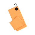 thumbnail image 4 of Toalla de golf para bolsas de golf, portátil, cómoda, ideal como regalo para golfistas. Incluye clip. Tamaño waffle grande. Naranja, 4 of 9