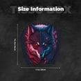 thumbnail image 2 of Headrest Covers for Cars Accessories Interior for Women Men 2Pcs - Cool Wolf Head Head Rest Cover for Car Decorations, Car Headrest Cover for Car Decor Interior, 2 of 8