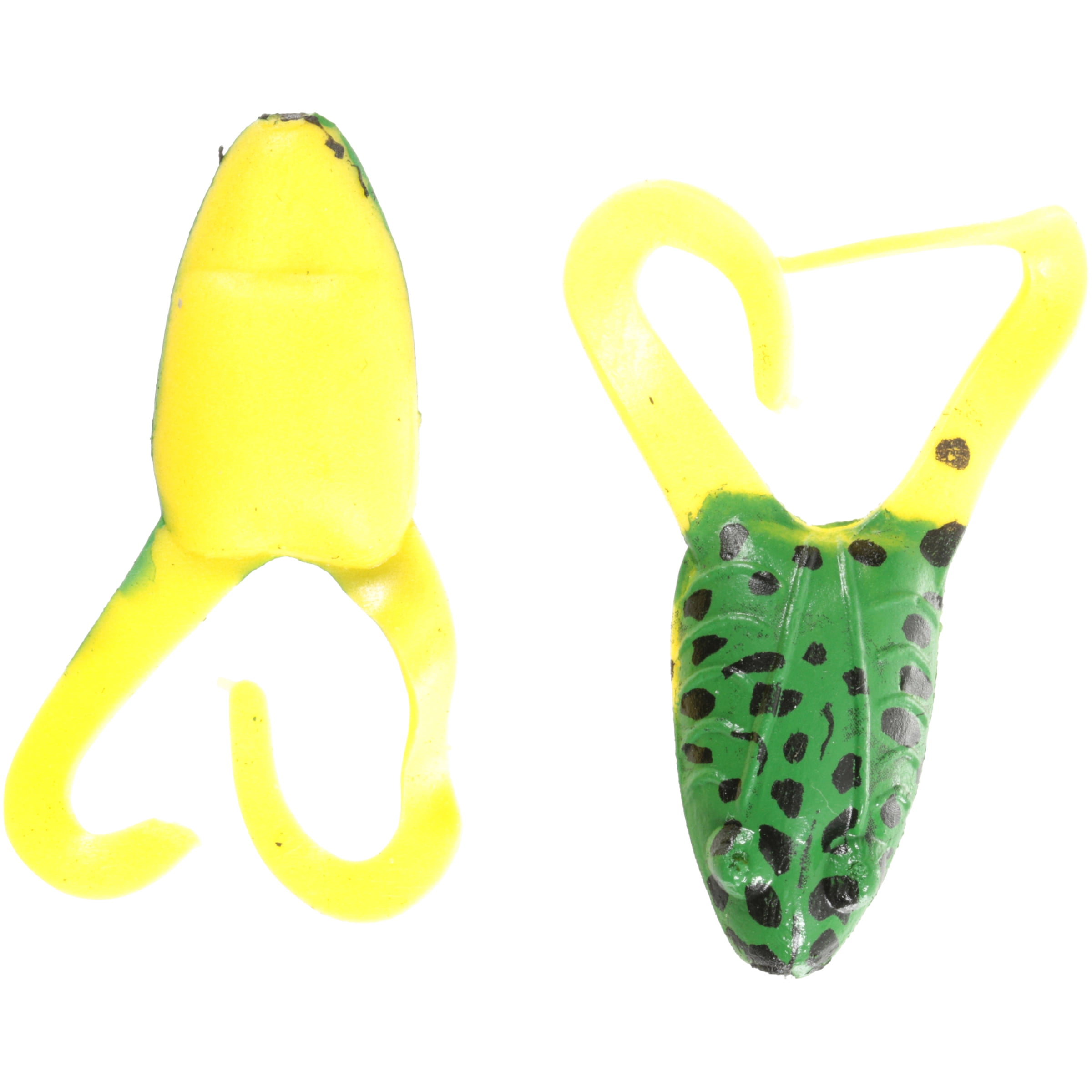 Crème Floating Frog Lure 2 Pack, Chartreuse