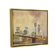 thumbnail image 3 of Stupell Urban Cityscape Bridge Metropolis Travel & Places Painting Gold Floater Framed Art Print Wall Art, 3 of 6