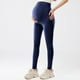 thumbnail image 5 of Amzcrzy 2PC Leggings premamá color liso por encima de la barriga clásicos largo completo cómodos suaves yoga ejercicio informal S-XL Verde, 5 of 6