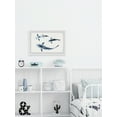 thumbnail image 3 of Marmont Hill Blue Fish Trio Framed Wall Art, 30" x 1.5", 3 of 6