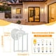thumbnail image 2 of Farol de pared para exteriores MATAMEYE, grande, impermeable, paquete de 2, 2 of 8