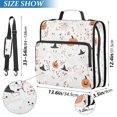 thumbnail image 2 of FORMRS Zipper Binder with Shoulder Strap 2-inch Ring 500 Sheet Capacity File Bag, Ghost Design, 2 of 5