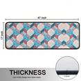 thumbnail image 5 of Kitchen Rugs Sets Of 2,Blue Red Checkered Pattern Anti Fatigue Kitchen Mat Rugs Non Slip Washable,Decorative Kitchen Floor Mats for Kitchen,Sink,Laundry,17"x47"+17"x47", 5 of 5